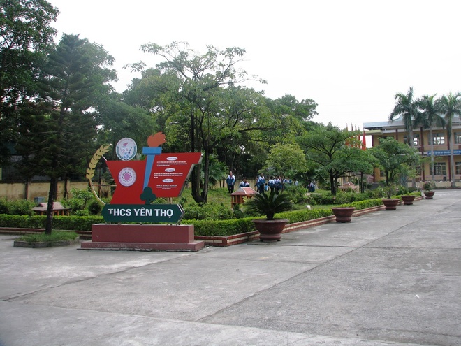 The garden which names the revolutionary process by President Ho Chi Minh was built in the campus of the Yen Tho secondary school in 2014.