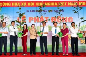 Tree planting festival in gratitude of Uncle Ho launched in Phu Yen