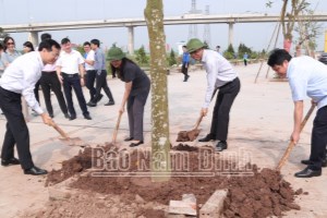 Tree planting festival launched in Nam Dinh’s Nghia Hung district