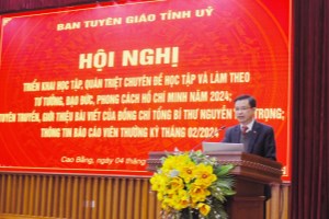 Cao Bang: Over 6,400 delegates study special subject on Uncle Ho’s example