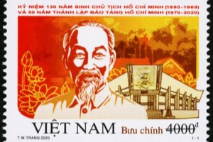 Stamp set issued in celebration of Uncle Ho’s 130th birthday