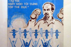 Propaganda painting on Uncle Ho’s exercise praised by Russian expert