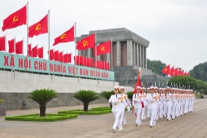 President Ho Chi Minh Mausoleu completely protected