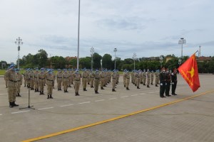 Staff of Level-2 Field Hospital No.2 deployed to South Sudan pay tribute to President Ho Chi Minh