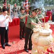 Uncle Ho Statue constructed to mark his affection for public security forces
