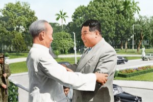 President Ho Chi Minh with DPRK leader