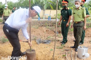 Tet tree planting launched in Dong Nai to celebrate Uncle Ho's birthday