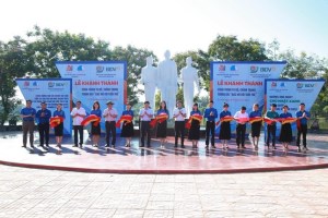 Uncle Ho with Youth Monument upgraded in central province