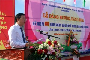 President Ho Chi Minh’s visit to Hai Duong Province marked