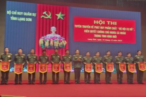 Lang Son: Numerous soldiers and youth join contest on Uncle Ho