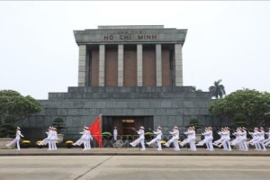 President Ho Chi Minh Mausoleum completely protected