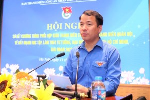 Promoting studying and following Uncle Ho among Youth of Armed Forces and Police