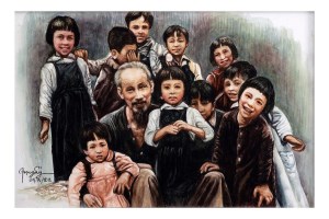 55 paintings on President Ho Chi Minh on display in Hanoi