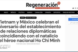 Mexican newspaper praises President Ho Chi Minh