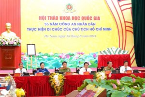 National conference on 55 years of People's Public Security Forces implementing President Ho Chi Minh's testament organized in Ha Nam