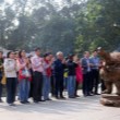 Delegation of Department of Culture and Education, National Assembly Office offers incense to commemorate President Ho Chi Minh