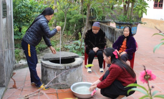 The refreshing well where President Ho Chi Minh once visited