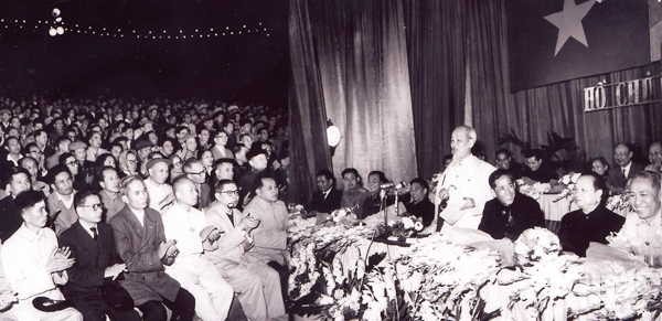 President Ho Chi Minh presented a speech at the 30th anniversary of the Communist Party of Vietnam (February 3rd, 1930 – February 3rd, 1960) on January 5th, 1960, in Hanoi.